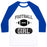 Virgin Teez  Baseball Tee Unisex Classic Baseball Tee / x-small / White/Blue FOOTBALL GIRL UNISEX CLASSIC BASEBALL TEE