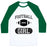 Virgin Teez  Baseball Tee Unisex Classic Baseball Tee / x-small / White/Dark Green FOOTBALL GIRL UNISEX CLASSIC BASEBALL TEE