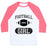 Virgin Teez  Baseball Tee Unisex Classic Baseball Tee / x-small / White/Neon Pink FOOTBALL GIRL UNISEX CLASSIC BASEBALL TEE