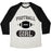 Virgin Teez  Baseball Tee Unisex Tri-Blend Baseball Tee / small / Oatmeal / Black FOOTBALL GIRL UNISEX TRI-BLEND BASEBALL TEE