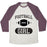 Virgin Teez  Baseball Tee Unisex Tri-Blend Baseball Tee / small / Oatmeal / Maroon FOOTBALL GIRL UNISEX TRI-BLEND BASEBALL TEE