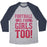 Virgin Teez  Baseball Tee Unisex Tri-Blend Baseball Tee / small / Athletic Gray / Navy FOOTBALL IS FOR GIRLS TOO! (PINK) UNISEX TRI-BLEND BASEBALL TEE
