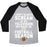 Virgin Teez  Baseball Tee Unisex Tri-Blend Baseball Tee / small / Athletic Gray / Black FOOTBALL SEASON UNISEX TRI-BLEND BASEBALL TEE