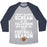 Virgin Teez  Baseball Tee Unisex Tri-Blend Baseball Tee / small / Athletic Gray / Navy FOOTBALL SEASON UNISEX TRI-BLEND BASEBALL TEE
