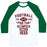 Virgin Teez  Baseball Tee Unisex Classic Baseball Tee / x-small / White/Dark Green FOOTBALL: TOO COOL FOR THE OLYMPICS SINCE 1932 UNISEX CLASSIC BASEBALL TEE