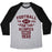 Virgin Teez  Baseball Tee Unisex Tri-Blend Baseball Tee / small / Athletic Gray / Black FOOTBALL: TOO COOL FOR THE OLYMPICS SINCE 1932 UNISEX TRI-BLEND BASEBALL TEE