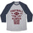 Virgin Teez  Baseball Tee Unisex Tri-Blend Baseball Tee / small / Athletic Gray / Navy FOOTBALL: TOO COOL FOR THE OLYMPICS SINCE 1932 UNISEX TRI-BLEND BASEBALL TEE