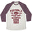 Virgin Teez  Baseball Tee Unisex Tri-Blend Baseball Tee / small / Oatmeal / Maroon FOOTBALL: TOO COOL FOR THE OLYMPICS SINCE 1932 UNISEX TRI-BLEND BASEBALL TEE