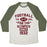 Virgin Teez  Baseball Tee Unisex Tri-Blend Baseball Tee / small / Oatmeal / Moss FOOTBALL: TOO COOL FOR THE OLYMPICS SINCE 1932 UNISEX TRI-BLEND BASEBALL TEE
