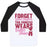 Virgin Teez  Baseball Tee Unisex Classic Baseball Tee / x-small / White/Black FORGET GLASS SLIPPERS THIS PRINCESS WEARS BALLET SHOES UNISEX CLASSIC BASEBALL TEE