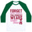 Virgin Teez  Baseball Tee Unisex Classic Baseball Tee / x-small / White/Dark Green FORGET GLASS SLIPPERS THIS PRINCESS WEARS BALLET SHOES UNISEX CLASSIC BASEBALL TEE