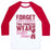 Virgin Teez  Baseball Tee Unisex Classic Baseball Tee / x-small / White/Red FORGET GLASS SLIPPERS THIS PRINCESS WEARS BALLET SHOES UNISEX CLASSIC BASEBALL TEE