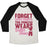 Virgin Teez  Baseball Tee Unisex Tri-Blend Baseball Tee / small / Oatmeal / Black FORGET GLASS SLIPPERS THIS PRINCESS WEARS BALLET SHOES UNISEX TRI-BLEND BASEBALL TEE