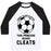 Virgin Teez  Baseball Tee Unisex Classic Baseball Tee / x-small / White/Black FORGET GLASS SLIPPERS THIS PRINCESS WEARS CLEATS UNISEX CLASSIC BASEBALL TEE