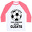 Virgin Teez  Baseball Tee Unisex Classic Baseball Tee / x-small / White/Neon Pink FORGET GLASS SLIPPERS THIS PRINCESS WEARS CLEATS UNISEX CLASSIC BASEBALL TEE