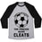 Virgin Teez  Baseball Tee Unisex Tri-Blend Baseball Tee / small / Athletic Gray / Black FORGET GLASS SLIPPERS THIS PRINCESS WEARS CLEATS UNISEX TRI-BLEND BASEBALL TEE