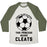 Virgin Teez  Baseball Tee Unisex Tri-Blend Baseball Tee / small / Oatmeal / Moss FORGET GLASS SLIPPERS THIS PRINCESS WEARS CLEATS UNISEX TRI-BLEND BASEBALL TEE
