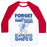Virgin Teez  Baseball Tee Unisex Classic Baseball Tee / x-small / White/Red FORGET GLASS SLIPPERS THIS PRINCESS WEARS RUNNING SHOES UNISEX CLASSIC BASEBALL TEE