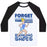 Virgin Teez  Baseball Tee Unisex Classic Baseball Tee / x-small / White/Black FORGET GLASS SLIPPERS THIS PRINCESS WEARS RUNNING SHOES UNISEX CLASSIC BASEBALL TEE