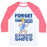 Virgin Teez  Baseball Tee Unisex Classic Baseball Tee / x-small / White/Neon Pink FORGET GLASS SLIPPERS THIS PRINCESS WEARS RUNNING SHOES UNISEX CLASSIC BASEBALL TEE