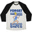 Virgin Teez  Baseball Tee Unisex Tri-Blend Baseball Tee / small / Oatmeal / Black FORGET GLASS SLIPPERS THIS PRINCESS WEARS RUNNING SHOES UNISEX TRI-BLEND BASEBALL TEE