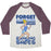 Virgin Teez  Baseball Tee Unisex Tri-Blend Baseball Tee / small / Oatmeal / Maroon FORGET GLASS SLIPPERS THIS PRINCESS WEARS RUNNING SHOES UNISEX TRI-BLEND BASEBALL TEE