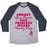 Virgin Teez  Baseball Tee Unisex Tri-Blend Baseball Tee / small / Athletic Gray / Navy FORGET RUNNING SHOES (TANK) UNISEX TRI-BLEND BASEBALL TEE
