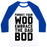 Virgin Teez  Baseball Tee Unisex Classic Baseball Tee / x-small / White/Blue FORGET YOUR WOD EMBRACE THE DAD BOD UNISEX CLASSIC BASEBALL TEE
