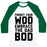 Virgin Teez  Baseball Tee Unisex Classic Baseball Tee / x-small / White/Dark Green FORGET YOUR WOD EMBRACE THE DAD BOD UNISEX CLASSIC BASEBALL TEE