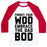 Virgin Teez  Baseball Tee Unisex Classic Baseball Tee / x-small / White/Red FORGET YOUR WOD EMBRACE THE DAD BOD UNISEX CLASSIC BASEBALL TEE