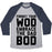 Virgin Teez  Baseball Tee Unisex Tri-Blend Baseball Tee / small / Athletic Gray / Navy FORGET YOUR WOD EMBRACE THE DAD BOD UNISEX TRI-BLEND BASEBALL TEE