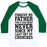 Virgin Teez  Baseball Tee Unisex Classic Baseball Tee / x-small / White/Dark Green FORGIVE ME FATHER, FOR IT HAS BEEN NEVER SINCE MY LAST SET OF CRUNCHES UNISEX CLASSIC BASEBALL TEE