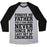 Virgin Teez  Baseball Tee Unisex Tri-Blend Baseball Tee / small / Athletic Gray / Black FORGIVE ME FATHER, FOR IT HAS BEEN NEVER SINCE MY LAST SET OF CRUNCHES UNISEX TRI-BLEND BASEBALL TEE