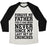 Virgin Teez  Baseball Tee Unisex Tri-Blend Baseball Tee / small / Oatmeal / Black FORGIVE ME FATHER, FOR IT HAS BEEN NEVER SINCE MY LAST SET OF CRUNCHES UNISEX TRI-BLEND BASEBALL TEE