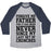 Virgin Teez  Baseball Tee Unisex Tri-Blend Baseball Tee / small / Athletic Gray / Navy FORGIVE ME FATHER, FOR IT HAS BEEN NEVER SINCE MY LAST SET OF CRUNCHES UNISEX TRI-BLEND BASEBALL TEE