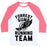 Virgin Teez  Baseball Tee Unisex Classic Baseball Tee / x-small / White/Neon Pink FORREST GUMP RUNNING TEAM UNISEX CLASSIC BASEBALL TEE