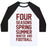 Virgin Teez  Baseball Tee Unisex Classic Baseball Tee / x-small / White/Black FOUR SEASONS SPRING SUMMER WINTER AND FOOTBALL UNISEX CLASSIC BASEBALL TEE