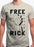 Maham T-SHIRT FREE RICK - RICK AND MORTY Gray T-shirt