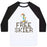 Virgin Teez  Baseball Tee Unisex Classic Baseball Tee / x-small / White/Black FREE SKIER FOREVER UNISEX CLASSIC BASEBALL TEE
