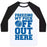 Virgin Teez  Baseball Tee Unisex Classic Baseball Tee / x-small / White/Black FREEZING MY PUCK OFF UNISEX CLASSIC BASEBALL TEE