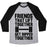 Virgin Teez  Baseball Tee Unisex Tri-Blend Baseball Tee / small / Athletic Gray / Black FRIENDS THAT LIFT TOGETHER GET RIPPED TOGETHER UNISEX TRI-BLEND BASEBALL TEE