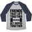 Virgin Teez  Baseball Tee Unisex Tri-Blend Baseball Tee / small / Athletic Gray / Navy FRIENDS THAT LIFT TOGETHER GET RIPPED TOGETHER UNISEX TRI-BLEND BASEBALL TEE