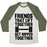 Virgin Teez  Baseball Tee Unisex Tri-Blend Baseball Tee / small / Oatmeal / Moss FRIENDS THAT LIFT TOGETHER GET RIPPED TOGETHER UNISEX TRI-BLEND BASEBALL TEE