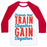 Virgin Teez  Baseball Tee Unisex Classic Baseball Tee / x-small / White/Red FRIENDS THAT TRAIN TOGETHER GAIN TOGETHER UNISEX CLASSIC BASEBALL TEE