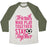 Virgin Teez  Baseball Tee Unisex Tri-Blend Baseball Tee / small / Oatmeal / Moss FRIENDS WHO PLAY SOCCER TOGETHER UNISEX TRI-BLEND BASEBALL TEE