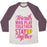Virgin Teez  Baseball Tee Unisex Tri-Blend Baseball Tee / small / Oatmeal / Maroon FRIENDS WHO PLAY TOGETHER UNISEX TRI-BLEND BASEBALL TEE