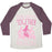 Virgin Teez  Baseball Tee Unisex Tri-Blend Baseball Tee / small / Oatmeal / Maroon FRIENDS WHO SPIN TOGETHER WIN TOGETHER WHITE PRINT UNISEX TRI-BLEND BASEBALL TEE