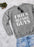Sadaf Hamid Sweat Shirt FRIES BEFORE GUYS WOMEN PRINTED SWEAT SHIRT