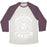 Virgin Teez  Baseball Tee Unisex Tri-Blend Baseball Tee / small / Oatmeal / Maroon FROLICKING IS MY CARDIO UNISEX TRI-BLEND BASEBALL TEE