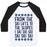 Virgin Teez  Baseball Tee Unisex Classic Baseball Tee / x-small / White/Black FROM THE SKI LIFTS TO THE SLOPES UNISEX CLASSIC BASEBALL TEE